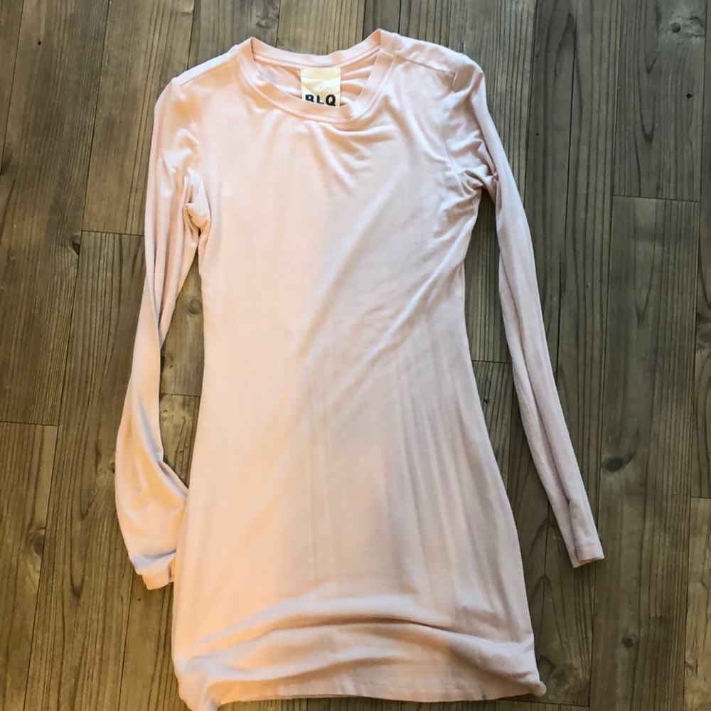 B.L.Q. Light pink cotton dress